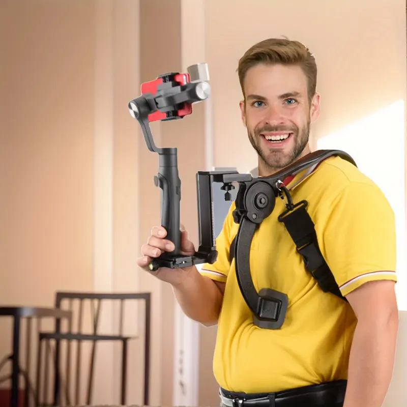 Lightweight Era Camera Shoulder Rig, Can Be Attached to The Waist, Video Shooting Equipment, Compatible with Stabilizer Base for Mounting Smartphone Stabilizers, Handheld Stabilizers for Dslrs, Shoulder Support, Camera Shoulder Support Frame