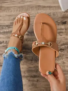 Women's Fashionable Plain Color Slides, Casual Comfortable Flat Sandals for Summer, Affordable Sandals, Elegant Minimalist Sandals, Lightweight Breathable Slides for Daily Wear, Walking Shoes