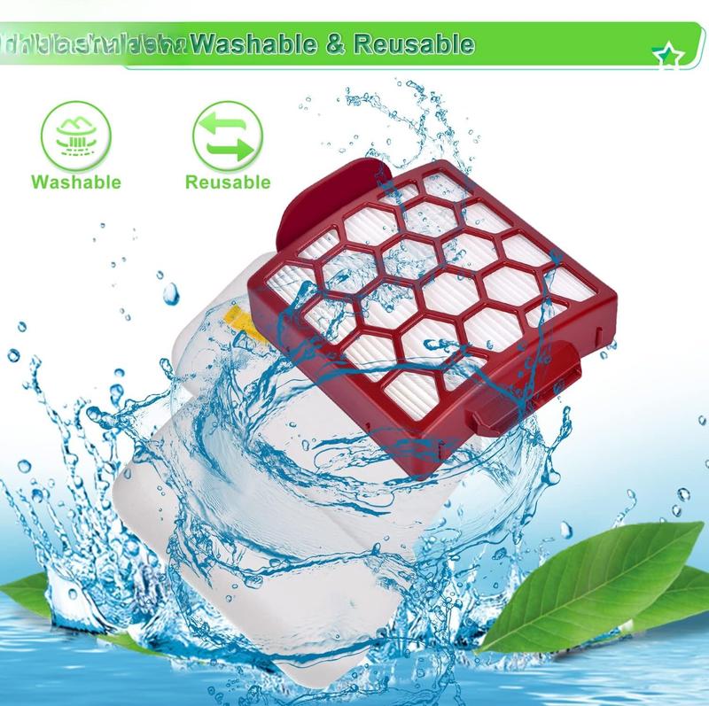 Filter Replacement for Shark Navigator Pet Pro Plus NV150 NV151 NV251 ZU51 ZU62NP Rotator ZU102 NV255 Zero-M ZU60 ZU62 Upright Vacuum, Part # 1238FT60 & 1239FT60, 2 HEPA + 6  &Felt Filters