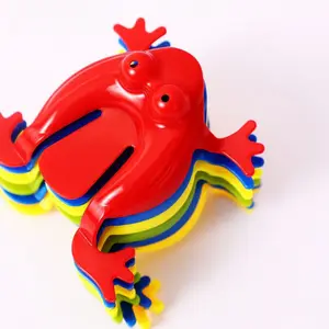 5/15 pieces of vibrant mini jumping frogs, suitable for dexterous finger games, a math skill trainer for children, an ideal birthday party gift and educational toy, and a fun counting game for children.