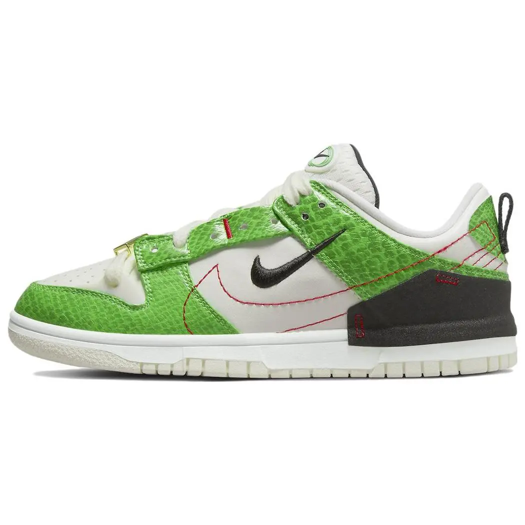 Nike Dunk Low Disrupt 2 Green Snakeskin' Retro Skate Shoes Women's DV1491-101