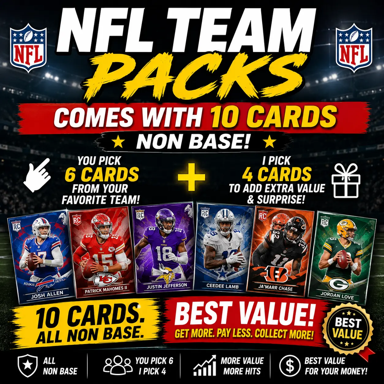 NFL Team Packs