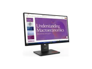 Lenovo ThinkVision T24D-40 24" Class Full HD LED Monitor - 16:9 - Eclipse Black - 23.8" Viewable - In-plane Switching (IPS) Technology - WLED Backlight - 1920 x 1080 - 16.7 Million Colors -