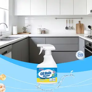 Oil Stain Cleaner for Kitchen, Multi-Purpose Degreaser for Hoods and Stove, Essential Daily Cleaning Solution for Tough Grease, Stain Treater Spray
