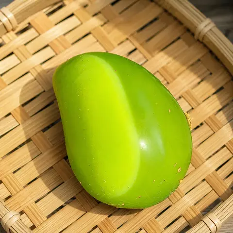Mango ASMR Stress Ball – 1-Piece sensory fidget toy; cute fruit-shaped mochi-style squishy; suitable for birthday party gifts.