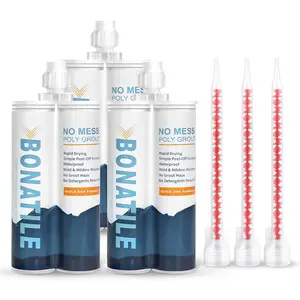 3Pack Epoxy Grout Bright Porcelain White, Dual Tubes  Tile Grout 19oz 400ml, Restore Tile Grout Line for Shower Bathroom Wet Room Kitchen, Caulk  NOT Included