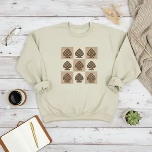 Spades Checker Board Crewneck Shirt, Wild West Rodeo Tee, Cowboy Cowgirl Sweatshirt, Western Southern Trendy, Country Hoodie