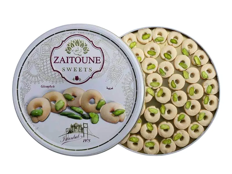 Zaitoune Ghraybeh Biscuits - 250g Turkish Sugar-Infused Snack with Unique Flavor