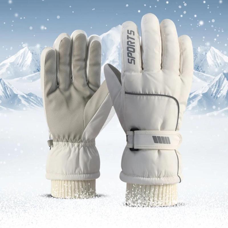 Mens Thermal Winter Gloves Waterproof Insulated Ski Snowboard Gloves Cold Weather Warm Touchscreen Compatible Driving Riding Outdoor Sports Windproof Tactical