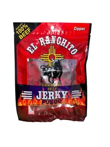FUEGO El Ranchito Crunchy Beef Jerky Net Wt. 2 oz