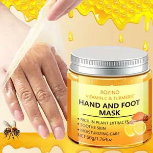 Vitamin C & Turmeric Hand & Foot Peel Mask: Deepcleansing, nourishing, moisturizing and soothing skin care.Infused with natural plant extracts for a gentle at-homespa experience.