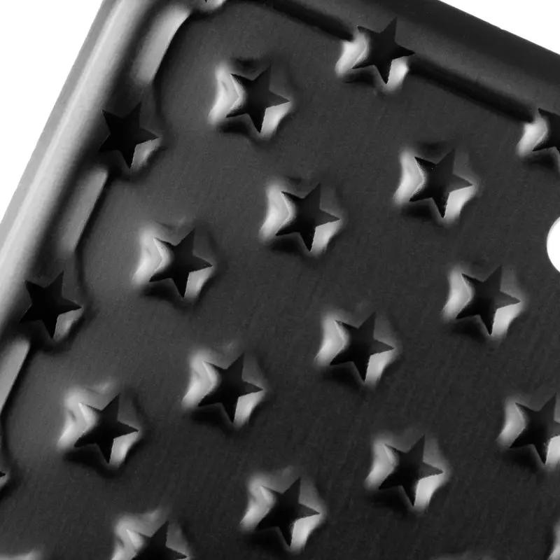 American Flag License Plate, Frame, and Key Tag Combo Black-on-Matte Black