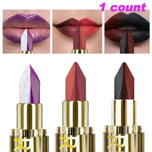 Long-lasting Lipstick, 1 Count 2 in 1 Matte & Glitter Lipstick, Moisturizing Hydrating Lipstick, Suitable for All Occasions Lip Makeup, Girls and Women Makeup Accessories, Gloss, Lipgloss