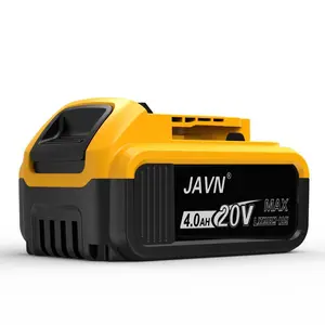 JAVN 18V 20V Battery, Lithium-ion Battery for Dewalt DCB200 DCD/DCF/DCG/DCS Series Power Tool, Power Tool Accessories