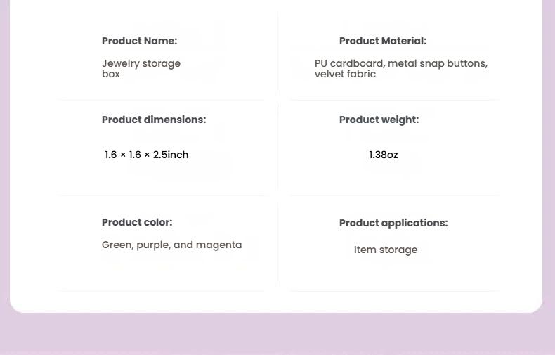 Mini Cute Jewelry Organizer Case – Portable PU Travel Box for Rings, Earrings, Necklaces | Small Pocket Size Storage for Girls