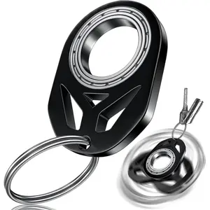 Keychain Spinner, Fidget Keychain, Spinning Keychain Fidget, Fidget Keychain for Adults, Metal Fidget Spinner