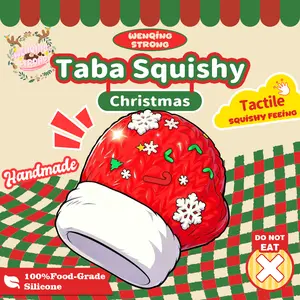 wenqingsquishy - Christmas Gloves【Handmade TabaSquishy】【full silicone rebom squishy】【Fidget Toy】【Squishy Toy】【207】