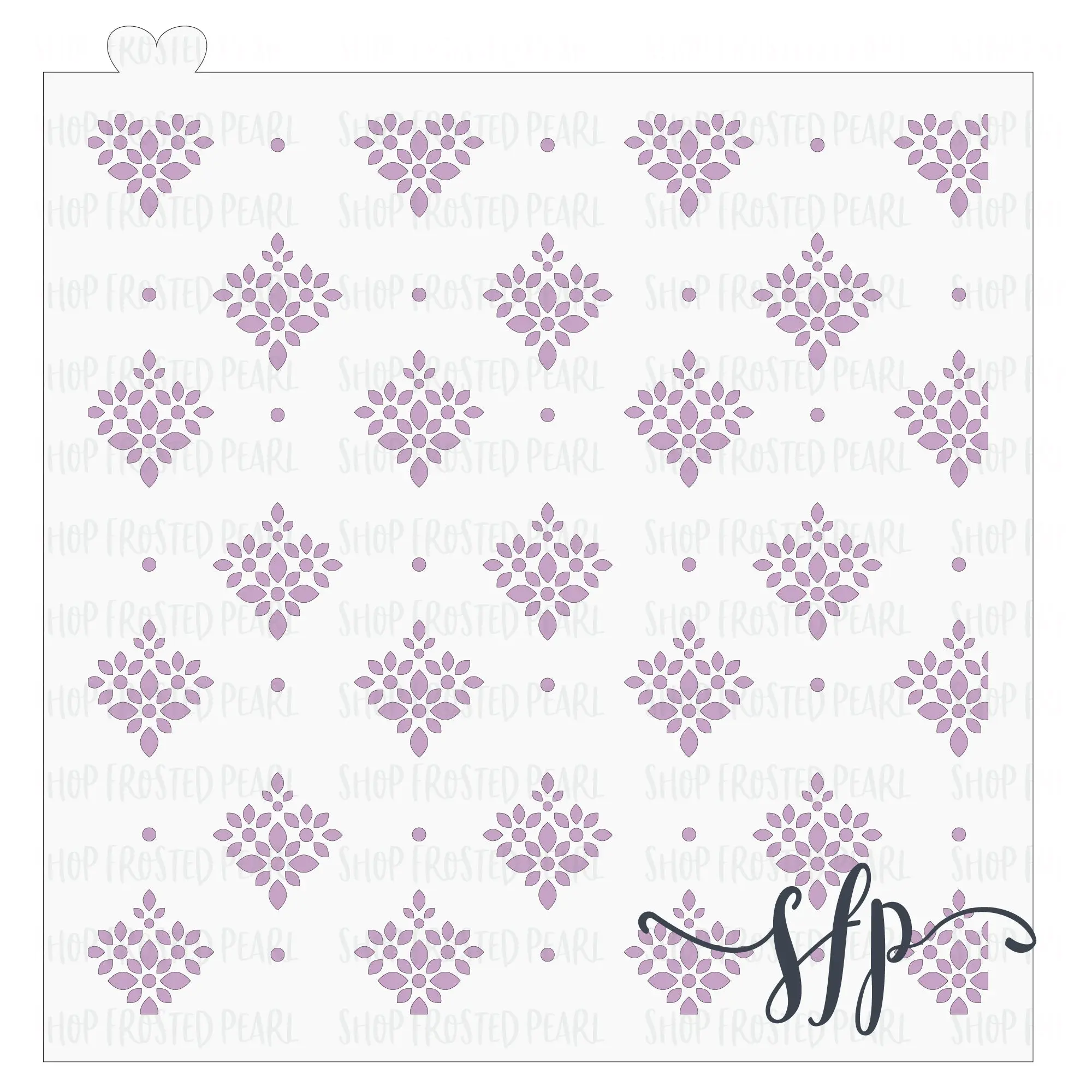 Nursery Bouquet - Stencil | Damask, Floral, Lace, Baby Shower, Wedding