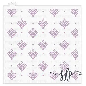 Nursery Bouquet - Stencil | Damask, Floral, Lace, Baby Shower, Wedding