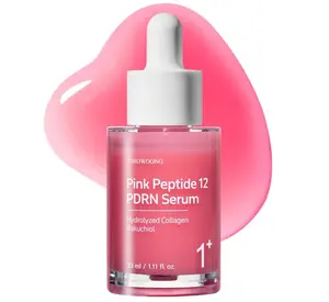 Pink Peptide 12 PDRN Serum With Salmon DNA PDRN 10,320ppm, 12 Peptides, Niacinamide, Skin glow, Hydrating, Moisturizing, Firming, Uneven Skin Tone, Korean Skincare, 33ml, 1.11 fl.oz.