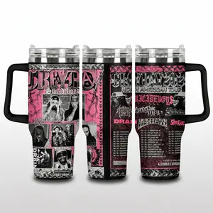 The Boys Grey Day 2026 North America Tour Lineup With Schedule Dates Tumbler With Handle, Stainless Steel Gift for Music Fan