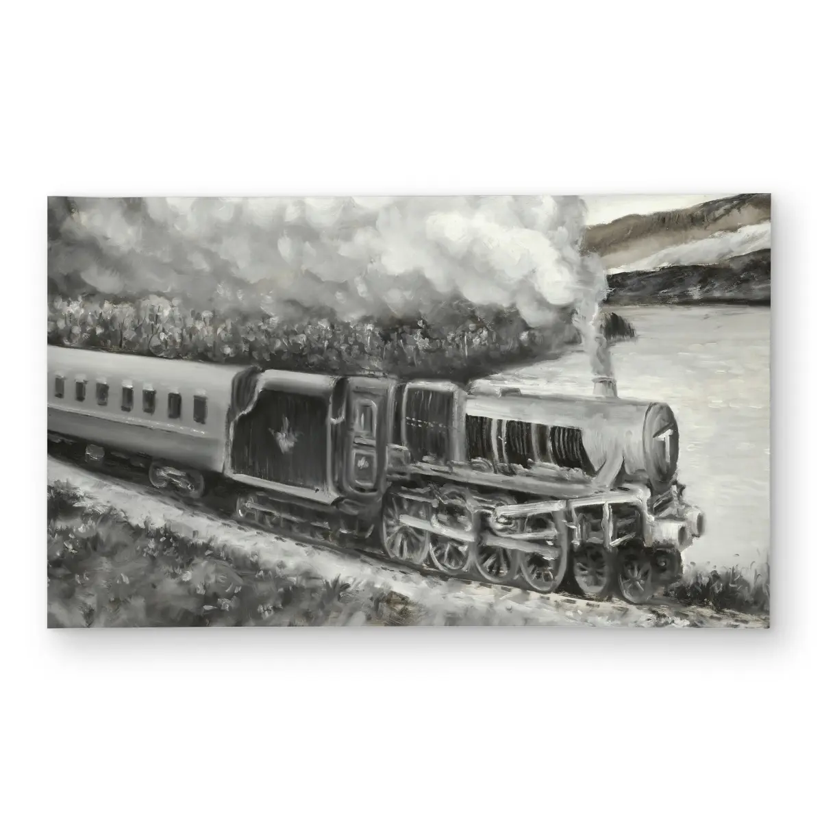 360 stand Vintage Printed Locomotive Rug - 3x5 ft Rectangle Home Decorative Rug, Stain Resistant, Industrial Man Cave Outdoor Carpet, Home Decorative Rugs, Vintage Printed Rug