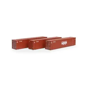 Athearn 28036 HO, 45' Container, 3-Pack, HMM, KOBC