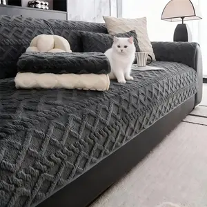 Solid Color Sofa protect Cover,Non-slip Elastic Couch Covers,Comfortable Sofa Towel Throw Pillowcase,Sofa Protector for Home Living Room,Funky Bedroom Accessories,Washable Sofa Slipcover-room decor for girls,home essentials,Pet car mat,valentine's gifts