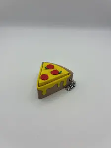 Pizza Clicker – 3D Printed – Stress Relief & Focus Aid, Addictively Satisfying Click, Durable Build, Perfect for Everyday Carry