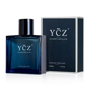 YCZ Cologne Midnight Eau De Parfum Men - 1.7oz(50ml) Long Lasting Fragrance with Floral, Fruity, and Woody Notes, Alcohol Free, Charm for Perfume Collectors Eau De Parfume