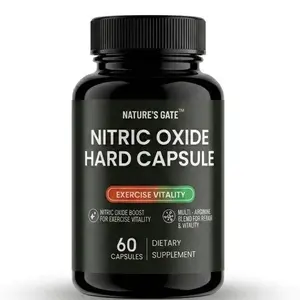 Nitric Oxide - Natural Dietary/Fitness Supplement for Healthy Blood Pressure & Muscle Support - Healthcare | L-Arginine + L-Citrulline | 60 Vegan Capsules