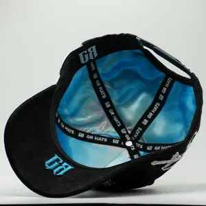 HEAVEN < GR Hats with Unique Embroidered Design Black Baseball Cap for Men and Women