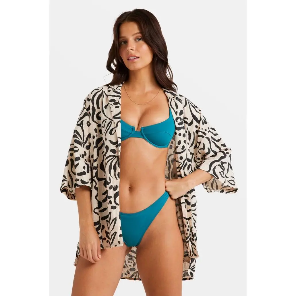 BILLABONG Beach Side Oversized Printed Shirt