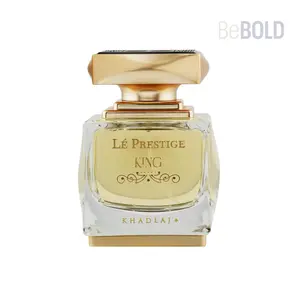Khadlaj Le Prestige King 100ml Eau de Parfum with Elegant Label and Gold Cap