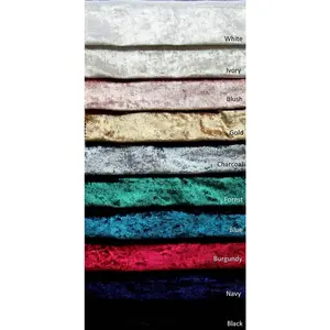 Shiny Crushed Velvet Fabric, 72 Inch. in Width, | Home Decor