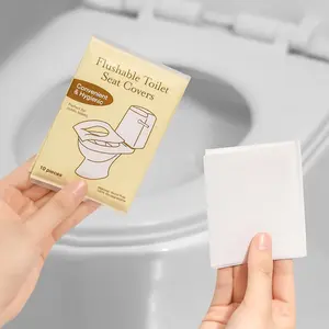 20/60pcs portable sanitary, clean, disposable toilet seat covers, Toilet Seat Protector - suitable for diaper training, travel, public restrooms, airplanes and camping