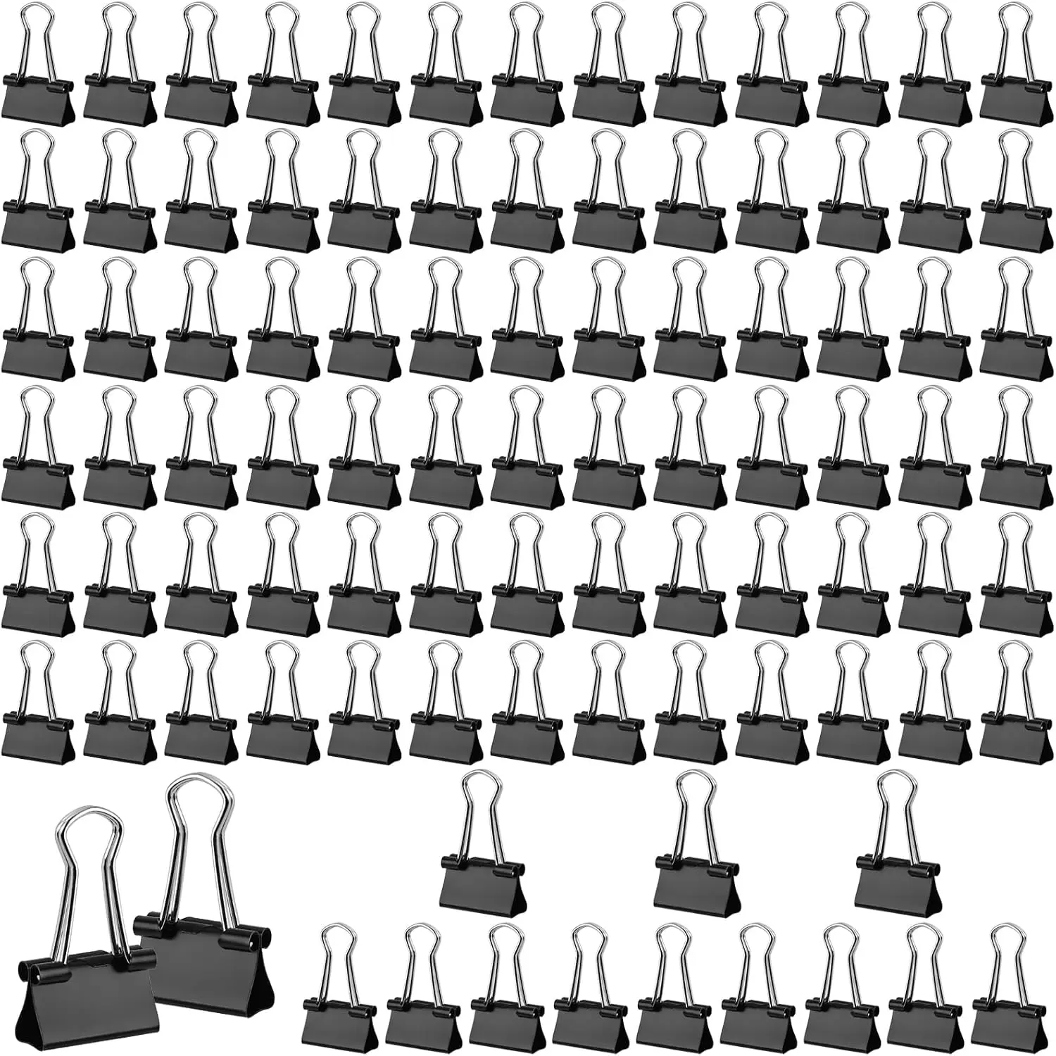 180 PCS Small Binder Clips Paper Clamps, Mini Clips for Office Supplies