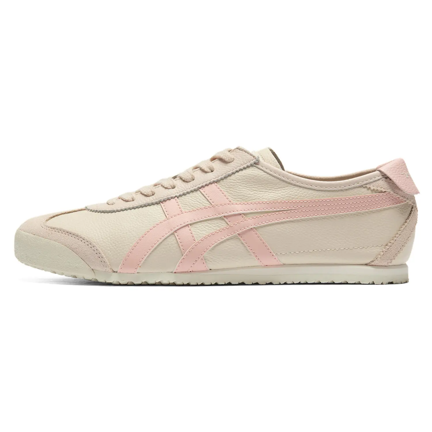 Onitsuka Tiger ASICS Mexico 66 Oatmeal Ginger Peach Versatile Durable Non-slip Low Top Sneakers Off White Women's 1183A201-254