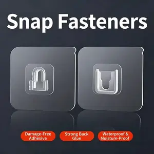 10Pcs Self Adhesive Hooks Buy 5 Get 5 Free, Waterproof Wall Mount Hooks for Kitchen Bathroom Home Decor