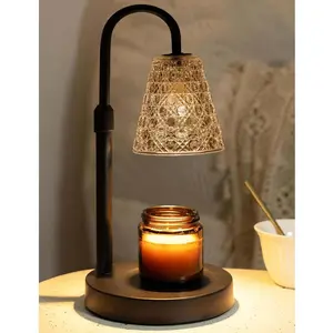 Candle Warmer Lamp with Timer Dimmable, Birthday Gifts for Women Mom, House Warming Gifts New Home Decor, Wax Melt Warmer for Jar Candles with 2 Bulbs