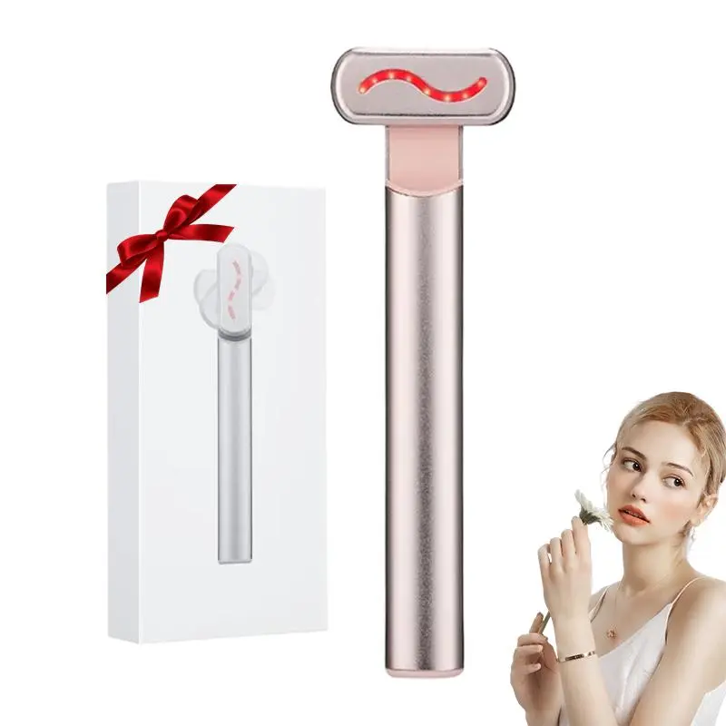 Rechargeable LED Face Eye Massage Stick, Eye Beauty Device, Sensor Vibration  Massage Eye Ion Importer, Lift Warm Soothing Relaxing Eye, Facial - TikTok  Shop