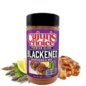 Blackenend Seasoning & Rub 6.5 ounce by Cajun's Choice