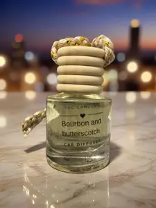 Bourbon & butterscotch car diffuser