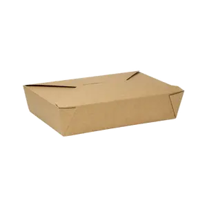 [200 ct] Paper Take-Out Boxes | #2 | 54 oz | Kraft