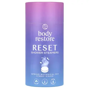 Body Restore Shower Steamers, Reset, 6 Tablets, 5.3 oz