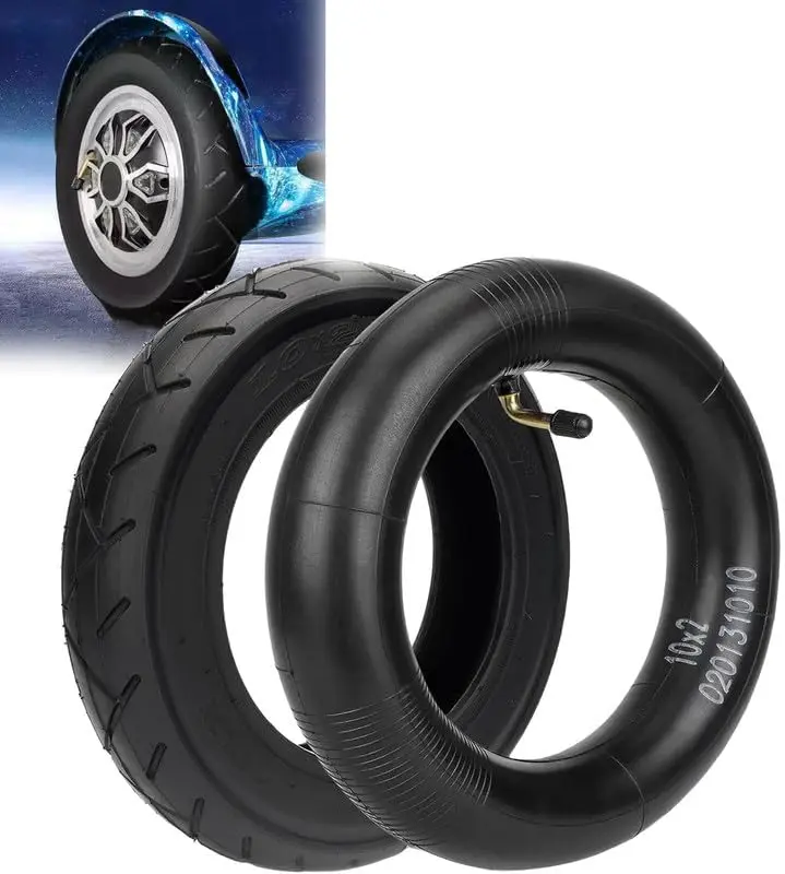10x tire and inner tube with 0 valve stem compatible with self balancing scooter smart electric bike bicycle tricycle stroller replacement wheels for 10inch tires with 6inch rims