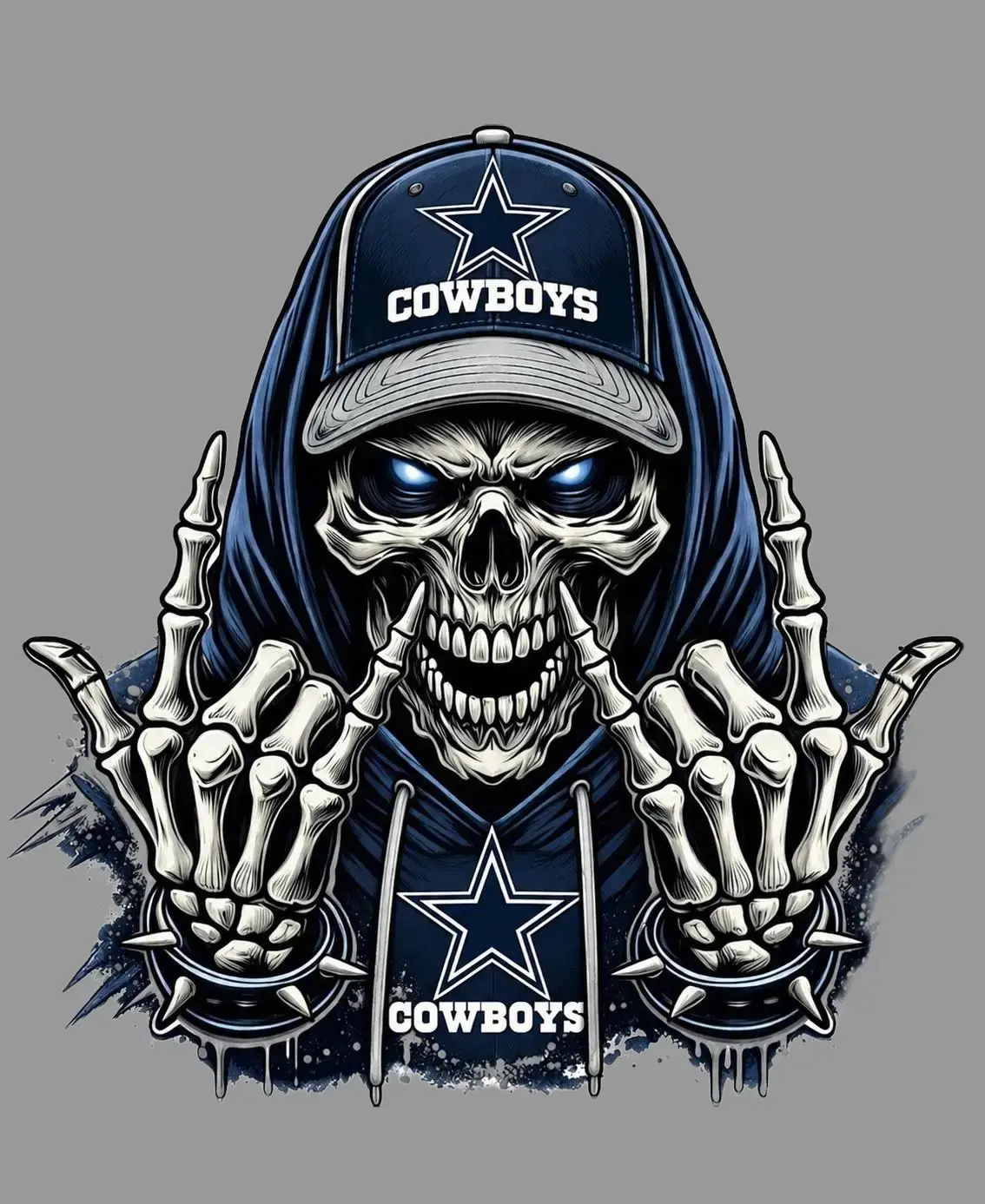 Dallas Cowboys Decal Sticker Car Truck Wall Mirror Phone Tumbler Bumper Window