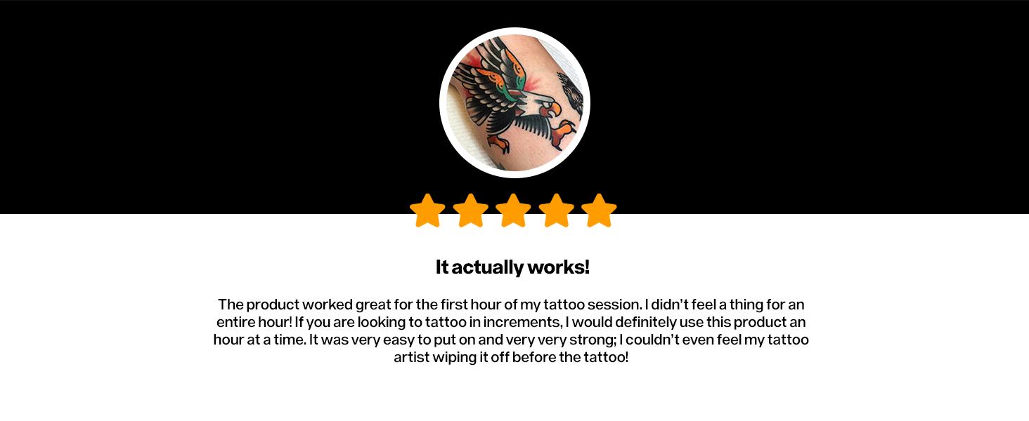 Tattoo Numbing Cream Extra Strength: 6 Hours Painless Tattoos - Maximum Strength Numbing Cream with 5x Numbing