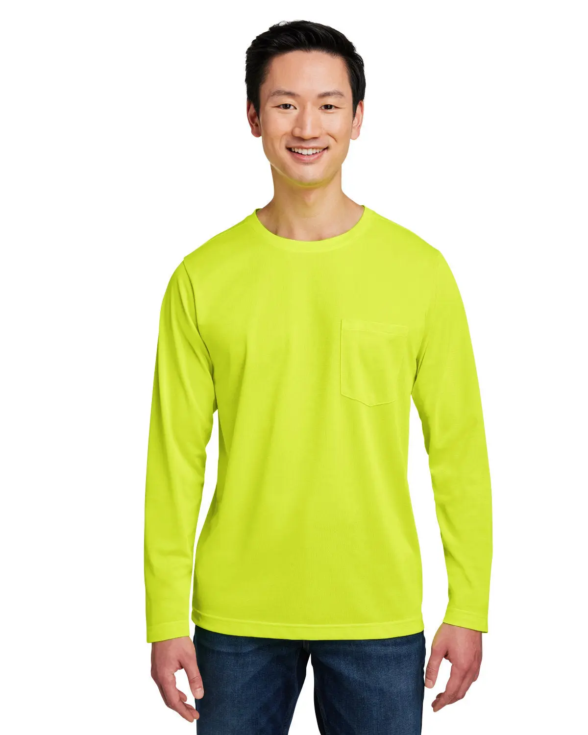 Harriton M118L Unisex Charge Snag and Soil Protect Long-Sleeve T-Shirt