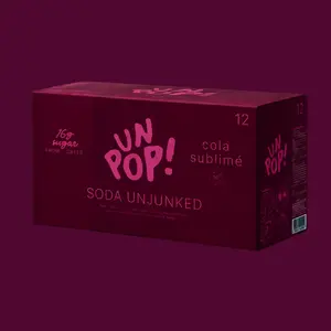 Unpop! Sublime Cola 12-Pack Natural Soda